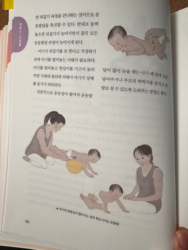  김수연의 아기발달 백과 책을 보고ㅣ4-6개월