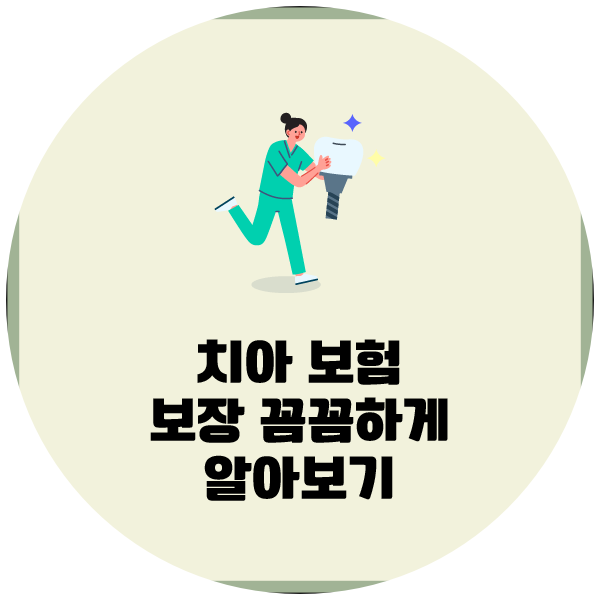 처브 치아보험 삼성 메리츠 DB 한화 보장 꼼꼼히 비교하고 선택하기