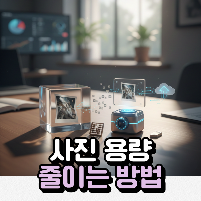 사진 용량 줄이는 법 이미지 크기 최적화 및 화질 저하 없는 압축 사이트 활용 꿀팁