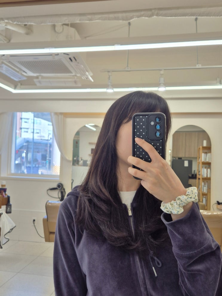  뚝섬역 미용실 긴머리 C컬펌 온즈온헤어 성수점