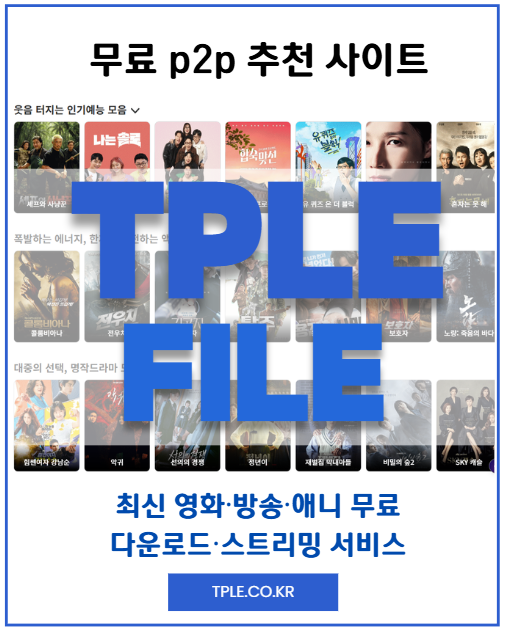  p2p 무료 다운로드 가능한 곳, 티플이 유리한 이유 정리