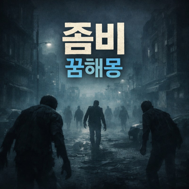 좀비 꿈해몽, 나오는 상황에 따라 달라지는 의미 정리