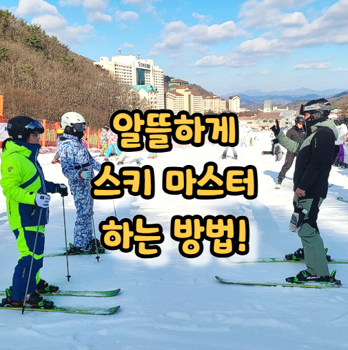  비발디파크 스키강습 알뜰하게 레슨받은 후기
