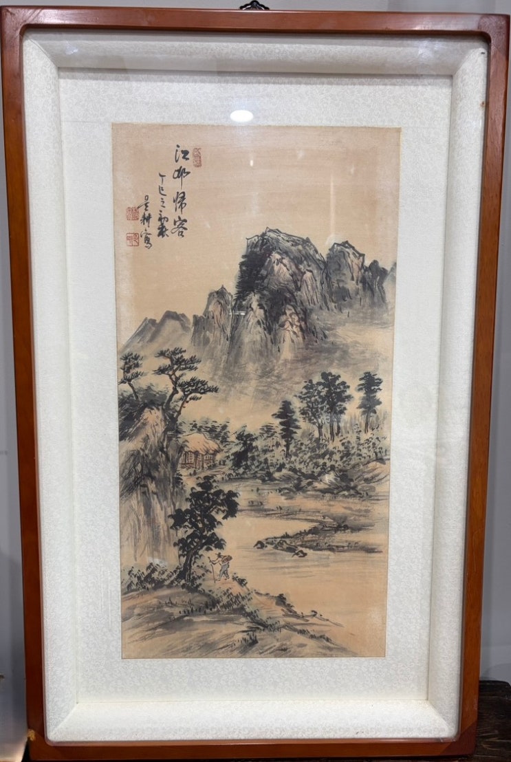  한국화 화가 시경(是耕) 박익준 선생의 수묵화