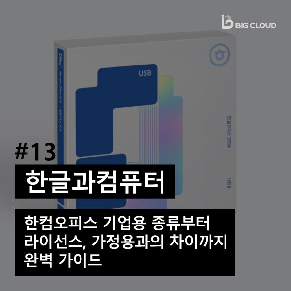 한컴오피스 기업용 라이선스 종류와 가정용 차이, 회사에서 쓰면 안되는 이유