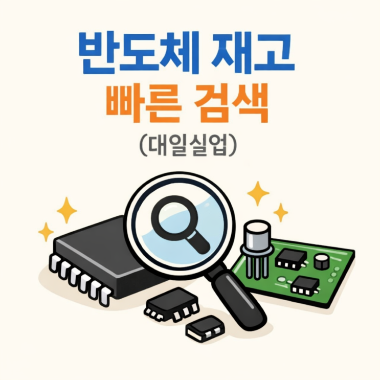  빠른납기 빠른검색 (반도체 재고 검색의 모든것)