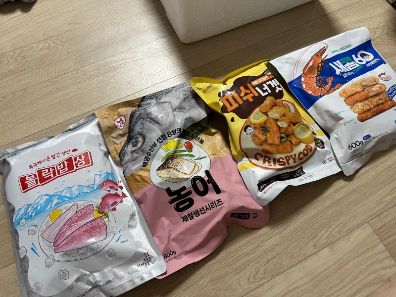 [가시제거연구소 후기]볼락, 농어, 새우까스, 피쉬너겟 사고싶은거 다담아~~!!