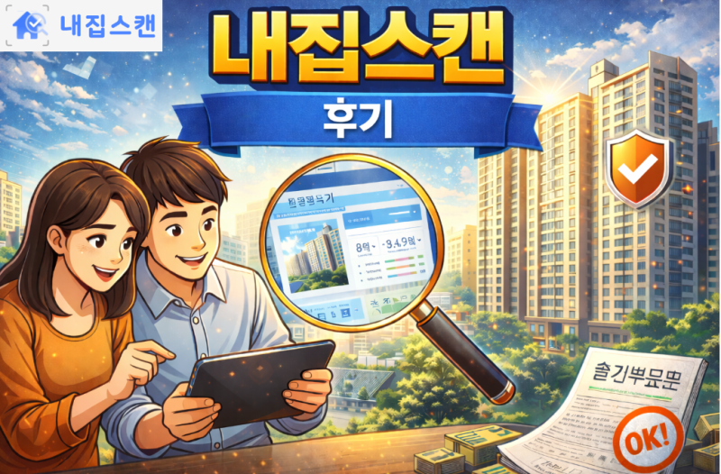 [솔직후기] 뭐해? "내집스캔" 안하고? 부동산계약 필수어플