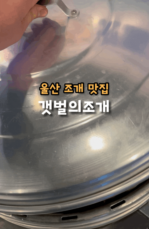  울산 조개 맛집 갯벌의조개 삼산점 묵직한 사이즈 대왕 조개찜