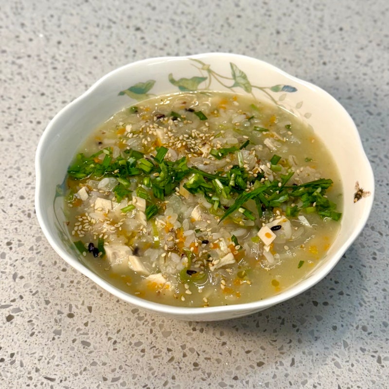 코스트코 로티세리치킨 활용해서 맛있게 닭죽 끓이는 법
