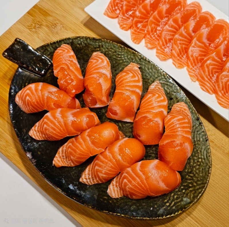 연어초밥 만들기 단촛물비율 레시피 연어초밥소스