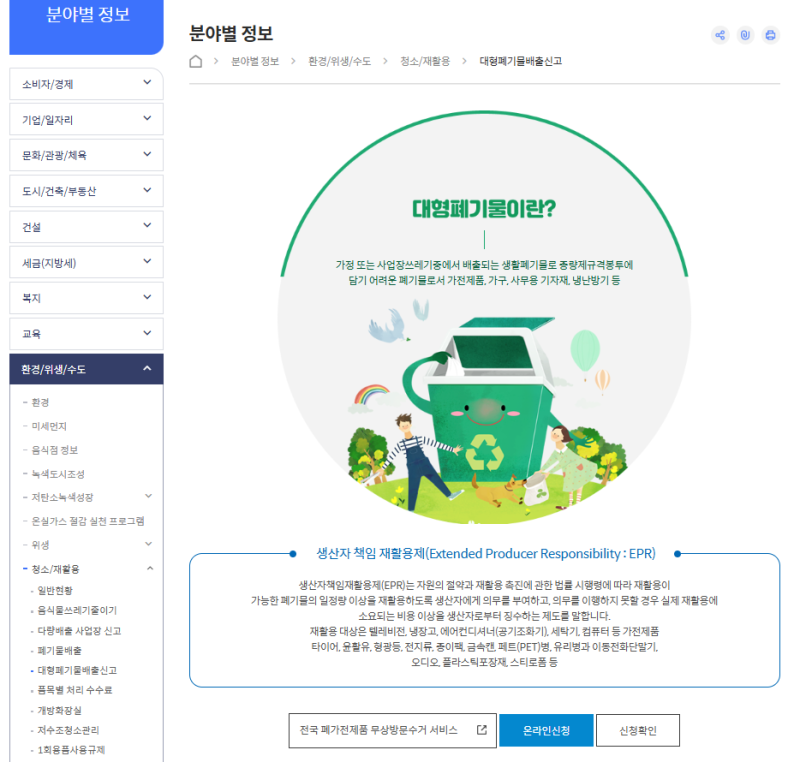 경기도 안양시(안양시 만안구·동안구) 기준으로 대형폐기물 배출방법 A to Z