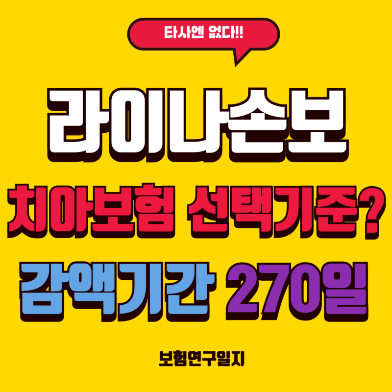 치과 갈 때마다 불안하다면? 라이나손보 치아보험으로 준비하세요