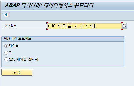  SAP 공통 - Dictionary Object Buffer 재생성