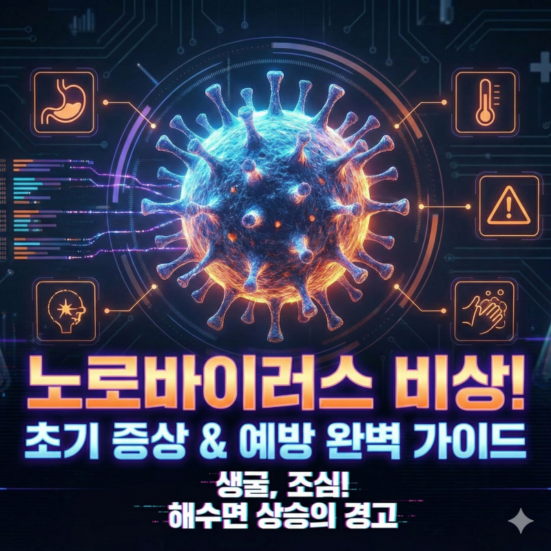 노로바이러스 초기증상, 단순 장염인 줄 알았다가 지옥을 맛본다? 감염 예방부터 비상 상비....