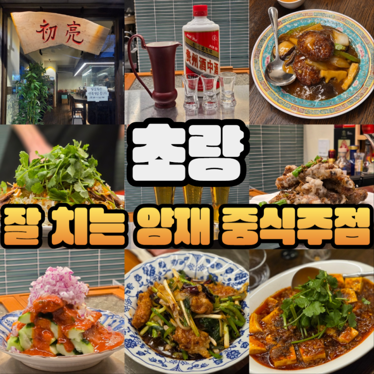  양재 술집 초량 두반장오이, 난자완스, 마파두부 등등 메뉴 전반 뚝배기 깨고왔다