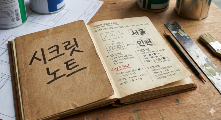  건축도장기능사 실격 안 당하는 법! [나무건축도장만의 시크릿 노트]
