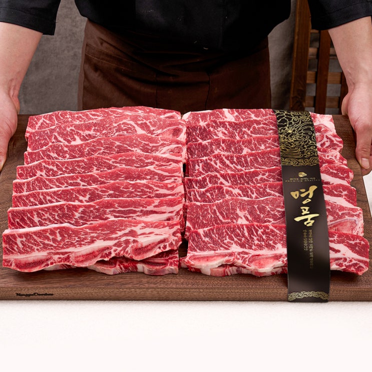  미국산 초이스 생 LA갈비 선물 세트 2kg 실사용 리뷰 - 가격과 품질 비교
