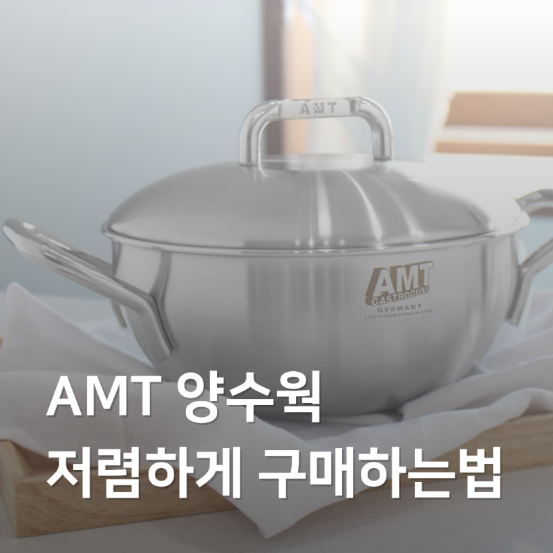 AMT 냄비 양수웍 20 22 24 저렴하게 구매하는 방법