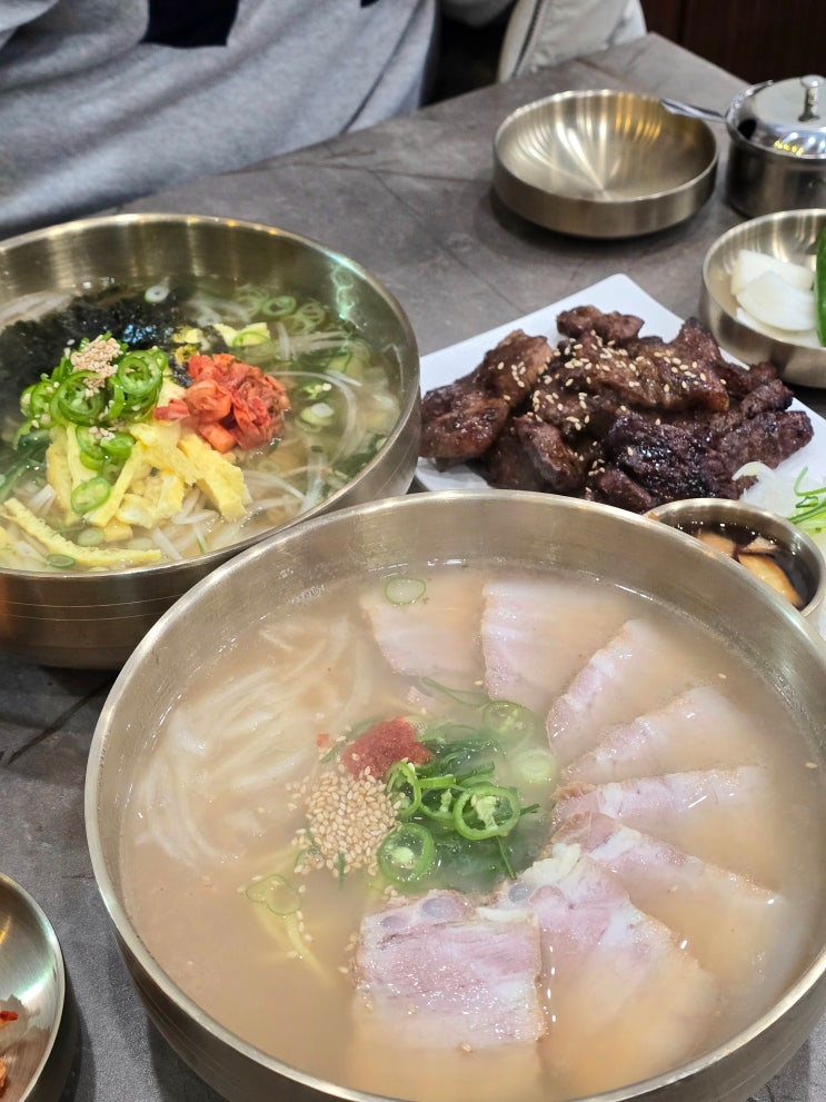  제주 고기국수 맛집 늦은 밤 새벽에도 즐기기 좋은 연동면가