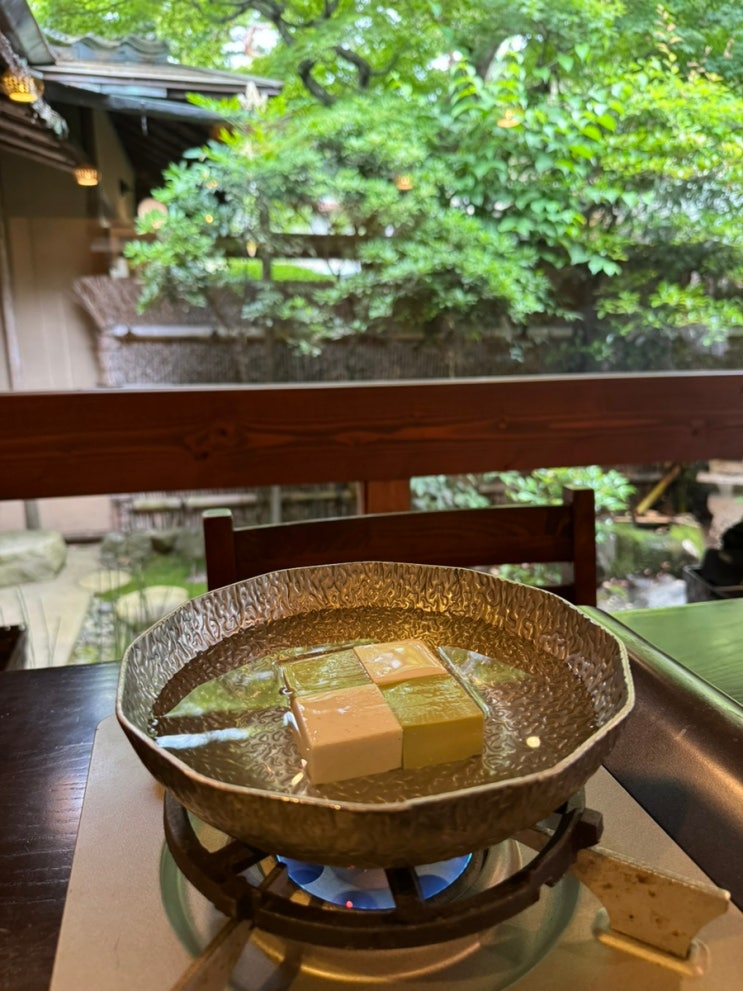  교토 아라시야마 도게츠교 앞 두부맛집 마츠가에(Tofu dishes Matsugae)
