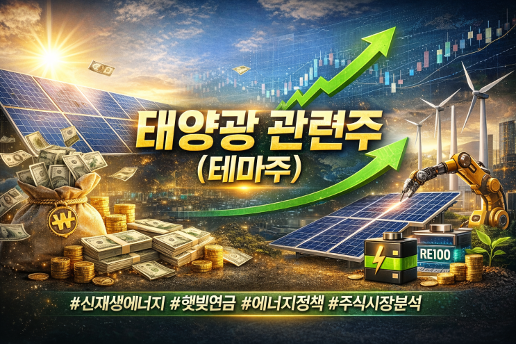  태양광 관련주 (테마주)에 대해