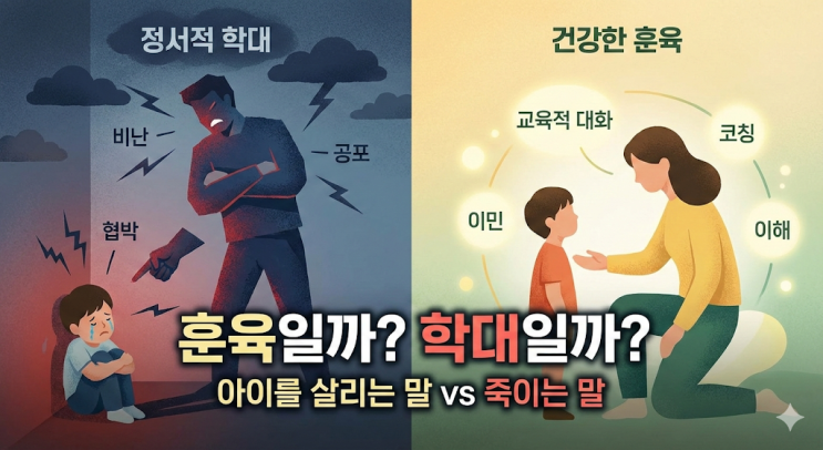  [육아팁] "혹시 나도?" 훈육인 줄 알았는데 정서적 학대라니… (워킹맘의 반성문 & 솔직후기)