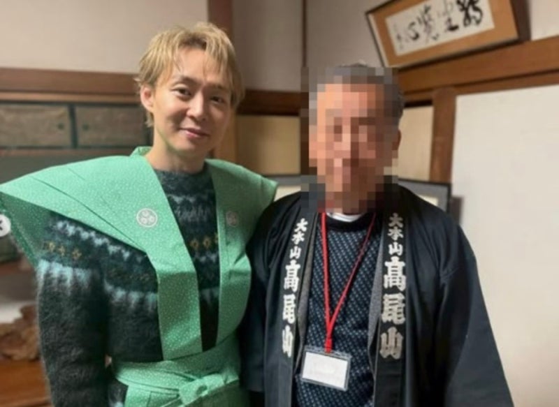 박유천, 일본 사찰 공식 행사까지 참석…전통 의상 입은 근황 공개에 시선 집중