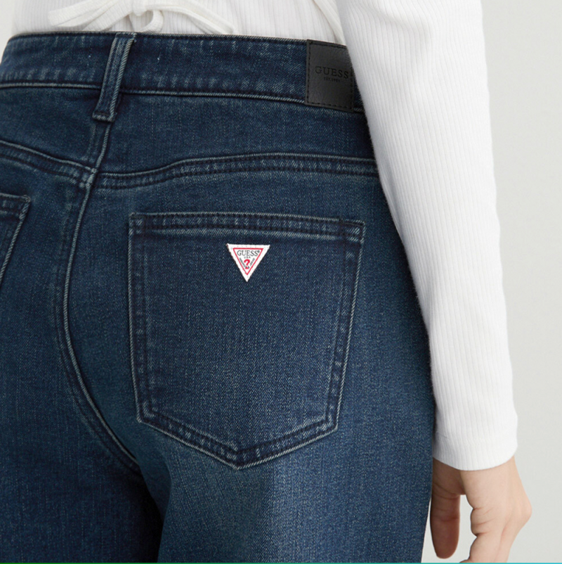 Guess 게스 여성 기모 와이드 팬츠 편안한 일상