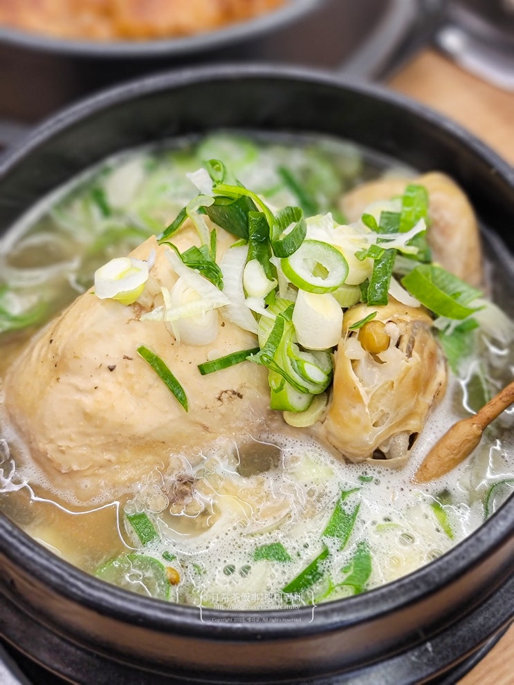  광주 삼계탕 맛집 담빛누룽지삼계탕 첨단점 주차장 단체모임