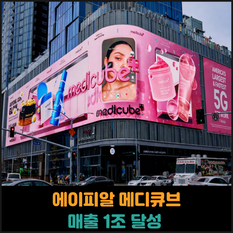  에이피알 메디큐브, 매출 1조 달성