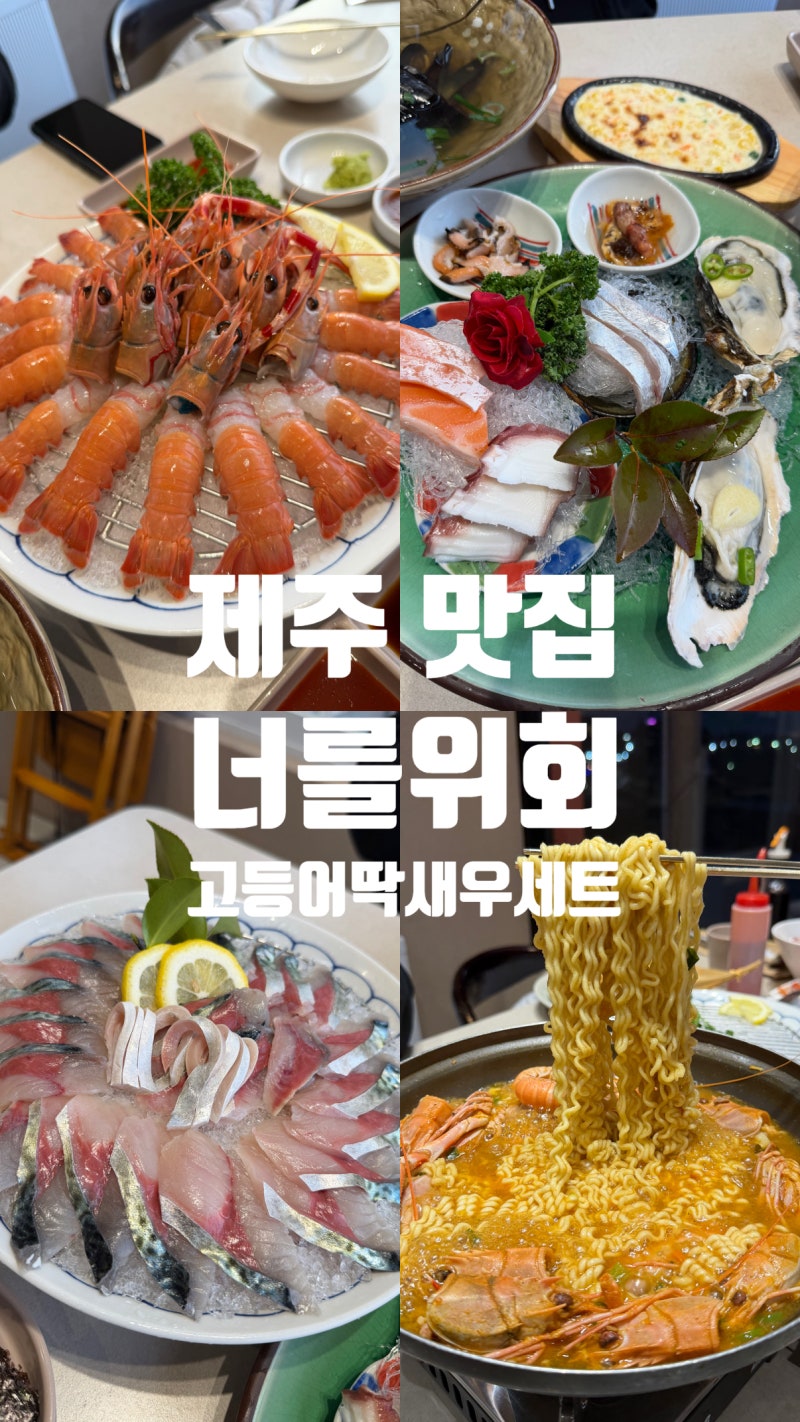 제주맛집 제주공항근처 KCM 전참시횟집 너를위회