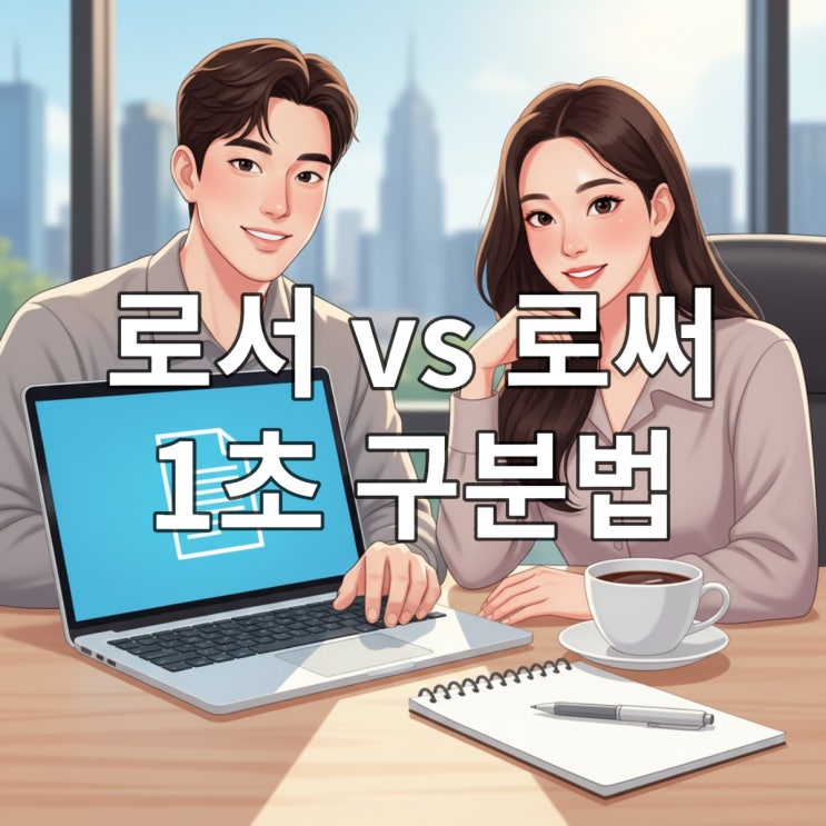  '로서' '로써' 공문서 실수? '물건'으로 끝내자!