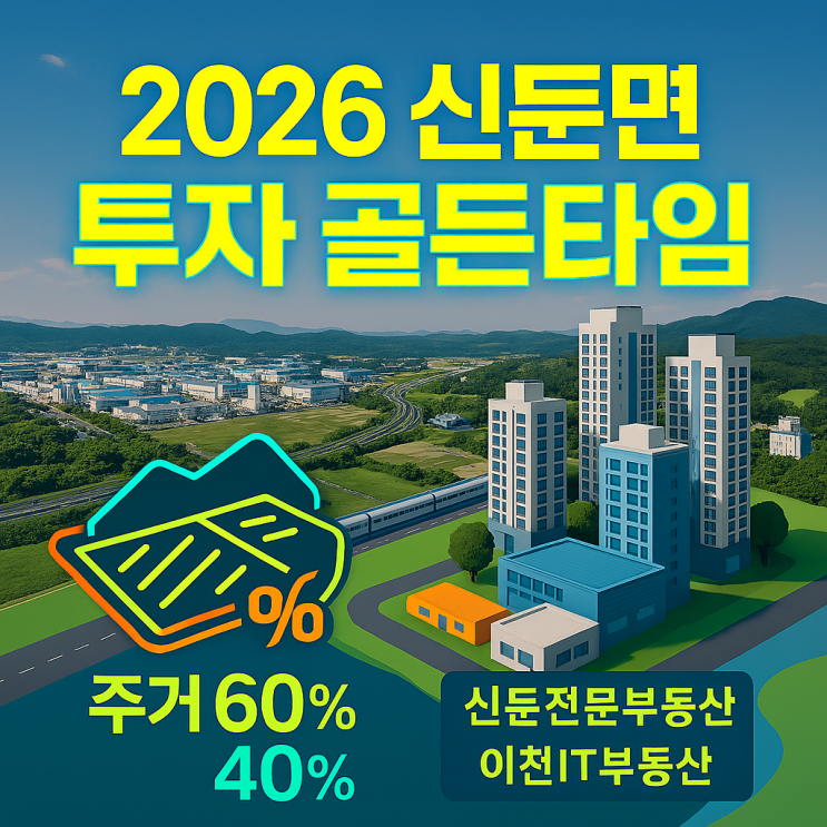  2026 이천시 신둔면 부동산 시장 분석: 개발 이슈와 투자 유망지– 이천IT부동산 중개 전문 –