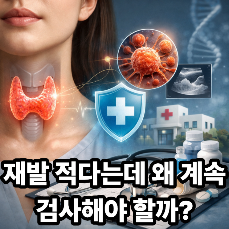  갑상선암 재발률 낮아도 방심하면 안 되는 이유｜수술 후 관리가 더 중요합니다