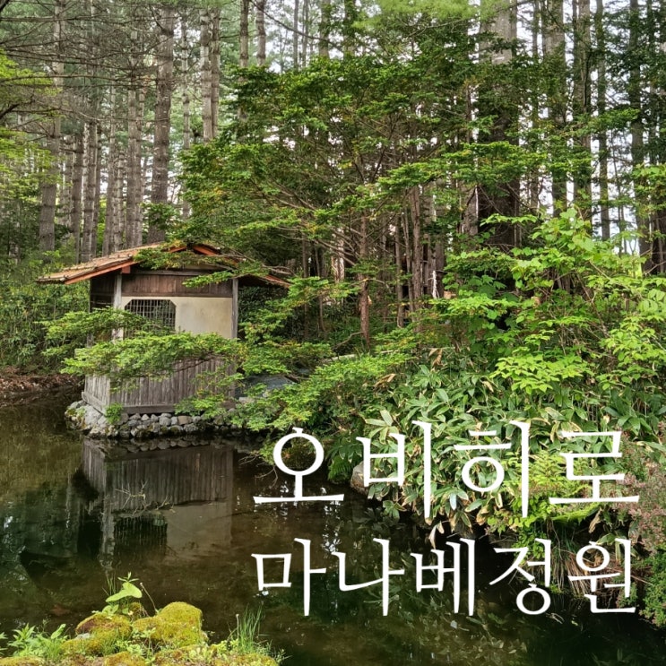  오비히로 가볼만한 곳 I 마나베 정원  버스 타고 다녀온 후기