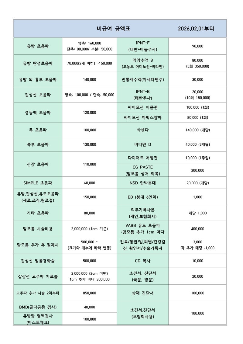 비급여 금액