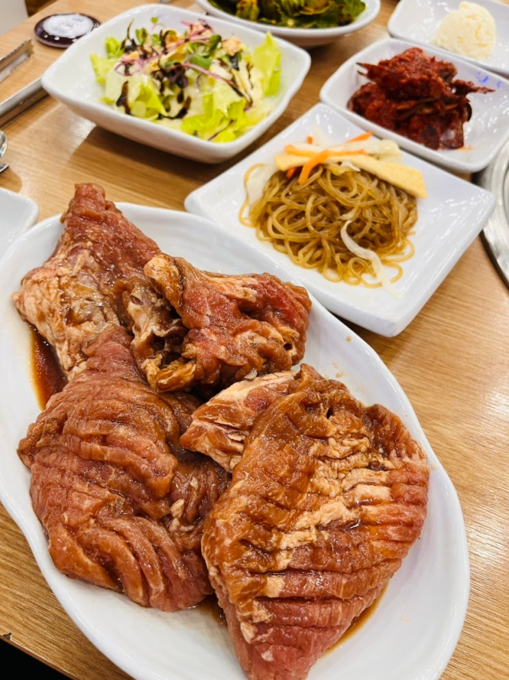  구미고깃집 아이랑 놀이방식당 돼지갈비맛집 정담 상모사곡점