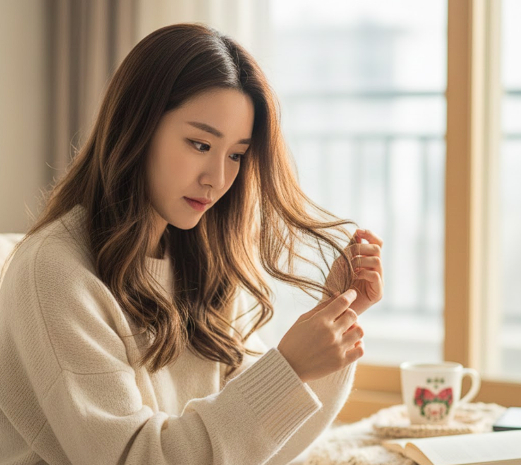 겨울철 머리카락 관리 왜 머리가 끊길까?미용사가 알려주는 홈케어 끝판왕 천연 헤어팩 레시....
