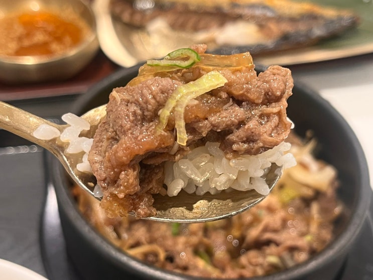  왜 이제야 먹었을까? 창원 한마음병원 푸드코트 뚝배기 불고기 솥밥