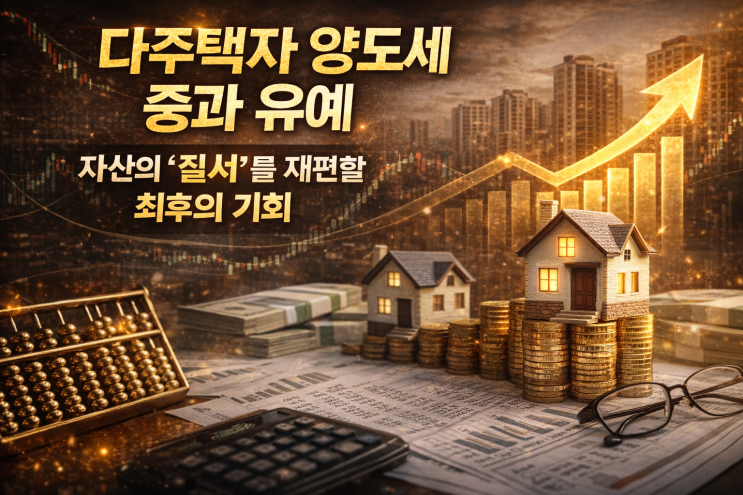  다주택자 양도세 중과 유예, 자산의 '질서'를 재편할 최후의 기회