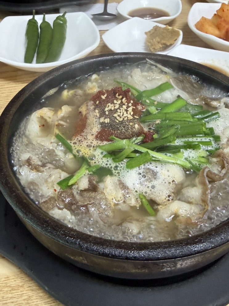  제주공항 아침식사 추천 철이네해장국 밥 두 공기 뚝딱