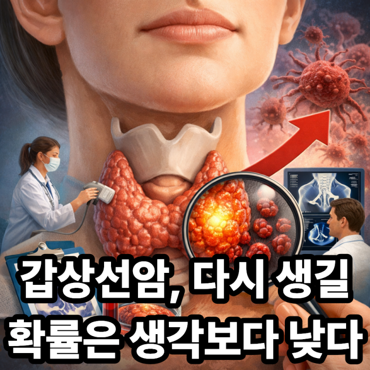  갑상선암 재발률 얼마나 될까? 수술 후 안심해도 되는 이유