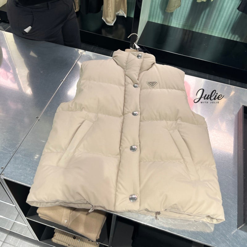 [판매종료] [PRADA] 프라다 여성 테크니컬 패딩 조끼 / 베스트 29X131 , 아울렛 세일