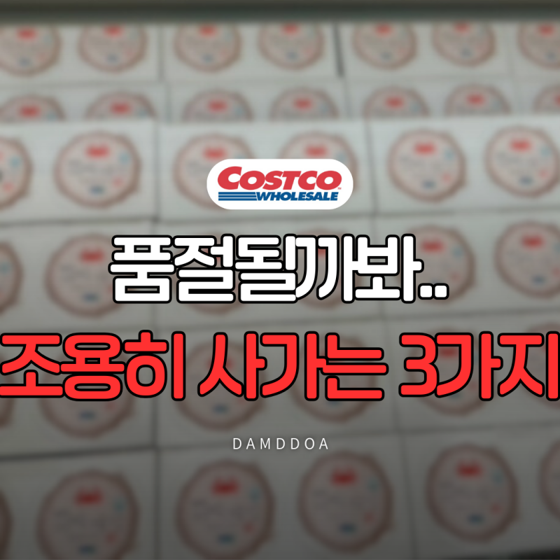 품절될까봐 단골들만 '조용히' 사가는 코스트코 추천템 3가지