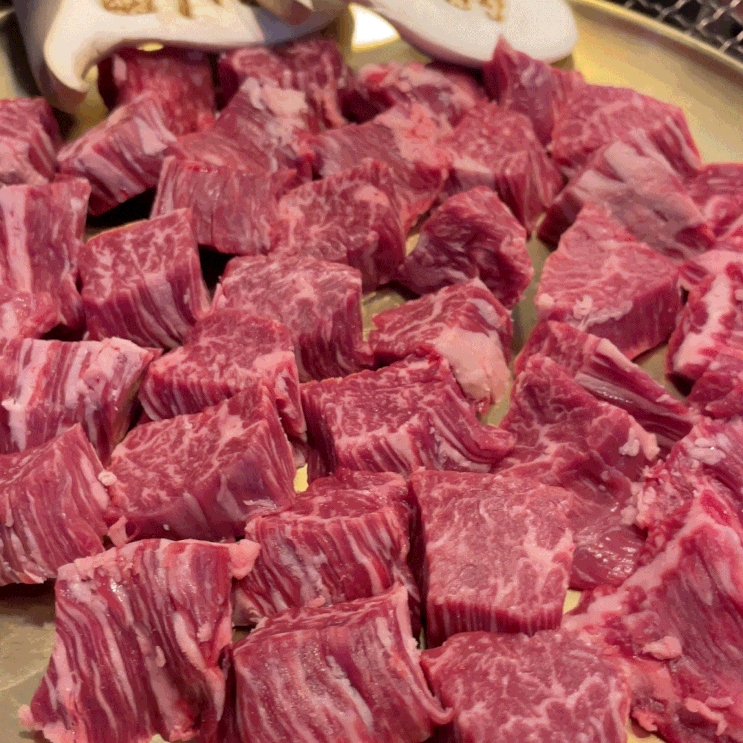  도안동소고기맛집 가수원집 도안동본점 | 큐브스테이크(소깍두기)가 아이도 먹기 좋게 살살 녹아요.