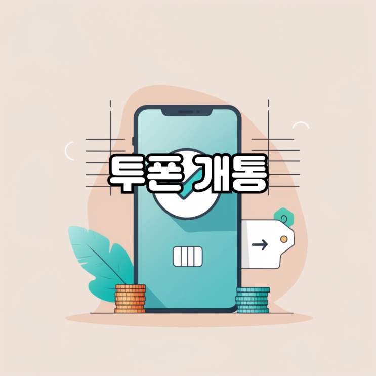  투폰 개통 남는 공기계를 활용하여 간단하게 진행하자