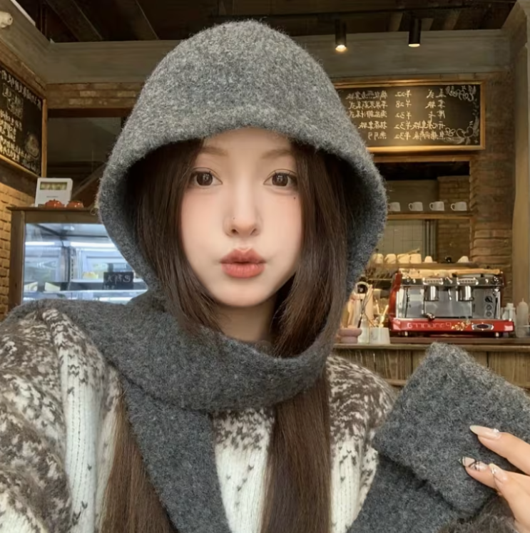  센스 만점 여자 겨울 모자 종류에서 요즘 제일 핫한 추운 날 바라클라바 스타일 추천