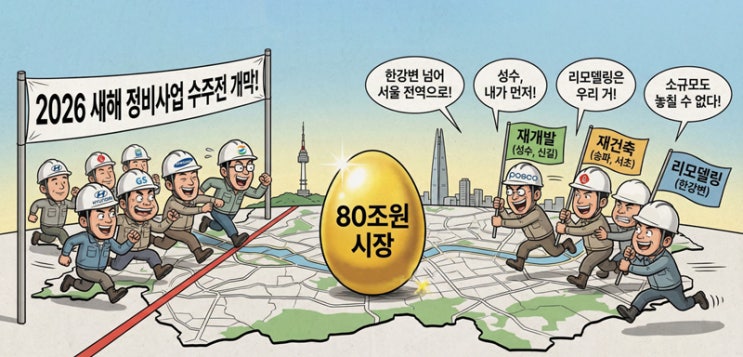  정비사업 대폭격! 압·여·목·성 뿐만아니다! 재개발 핵심 사업지 분석