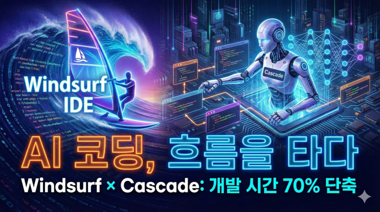  Windsurf IDE로 코딩 시간 70% 단축? Cascade AI 에이전트로 개발 흐름 끊기지 않는 법